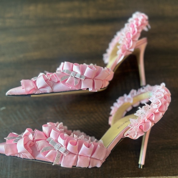 Mach and Mach pink heels sz 36 or 6.5 - Picture 4 of 5